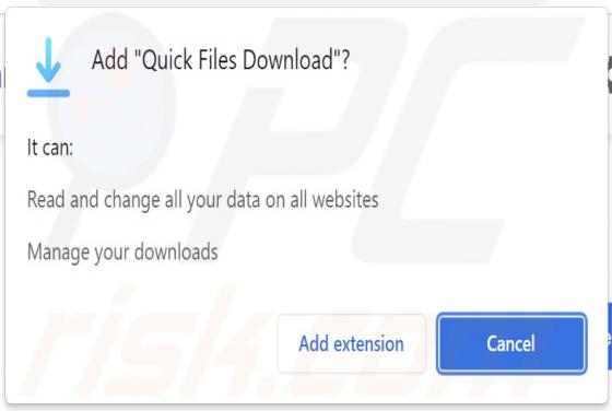 Quick Files Download Adware