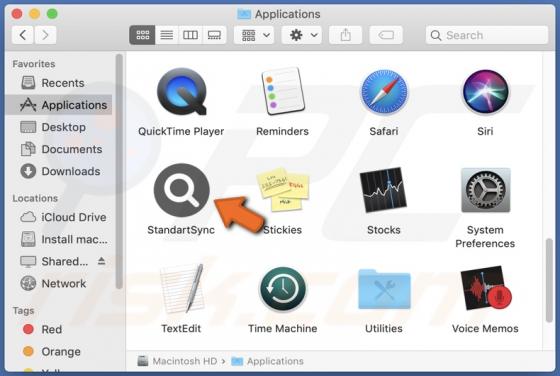 StandartSync Adware (Mac)