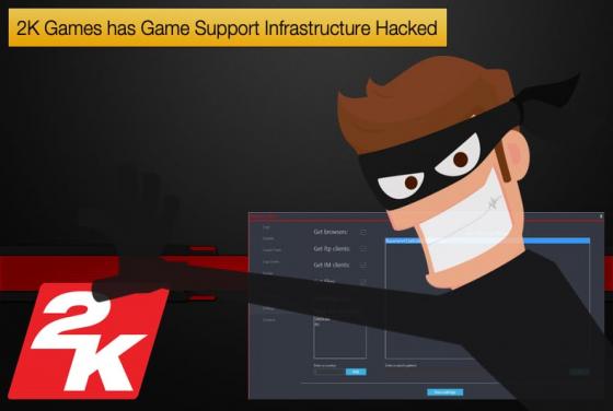 2K Games has Game Support Infrastructure Hacked