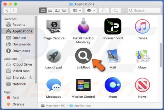 LinkRoot Adware (Mac)