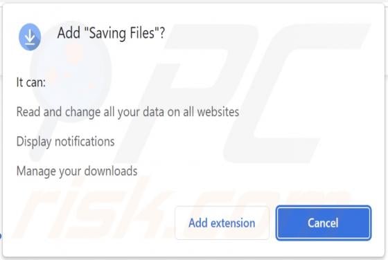 Saving Files Adware
