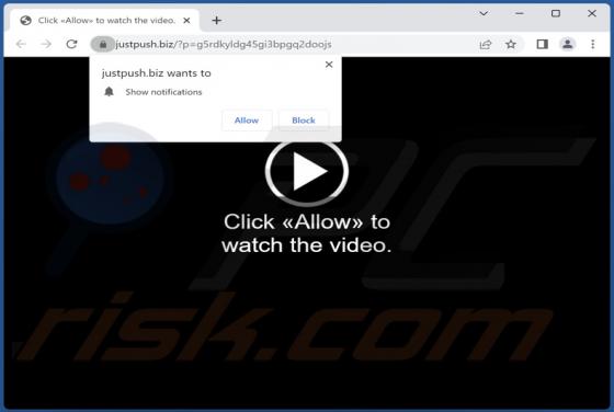 Justpush.biz Ads