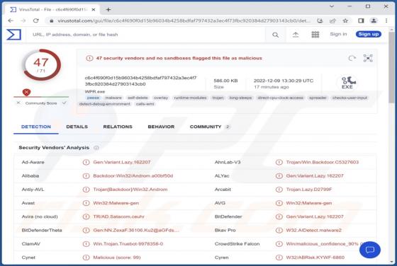 Truebot Malware