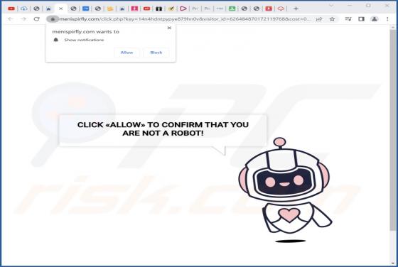 Menispirfly.com Ads