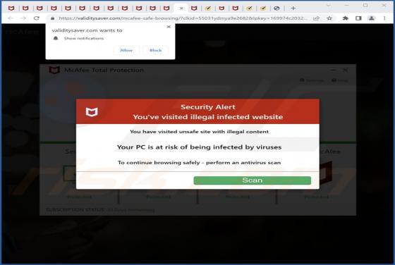 Validitysaver.com Ads