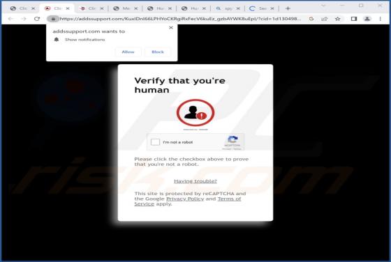 Addssupport.com Ads