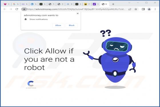 Advnotmoney.com Ads