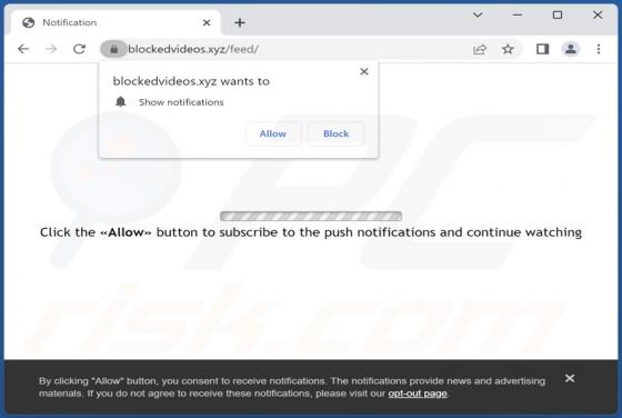 Blockedvideos.xyz Ads