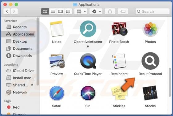 ResultProtocol Adware (Mac)