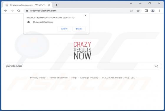Crazyresultsnow.com Redirect