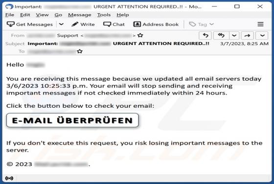 Check Your Email Scam