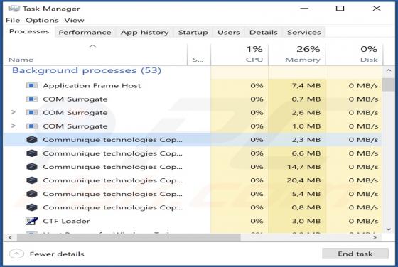Communique Adware