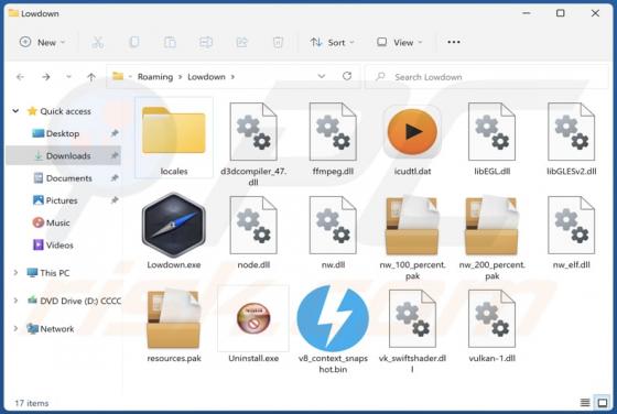 Lowdown Adware