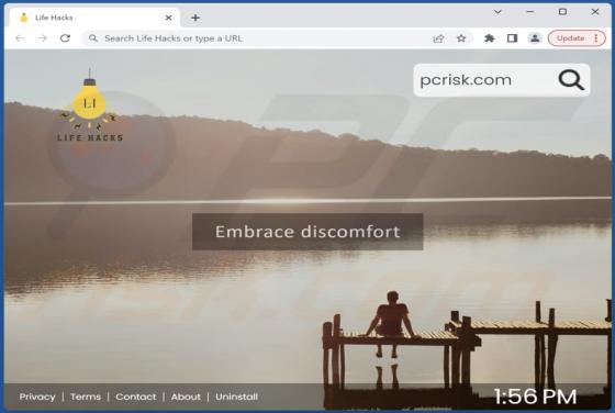 Life Hacks Browser Hijacker