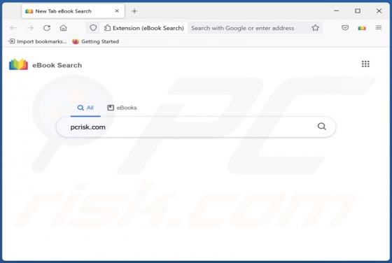 eBook Search Browser Hijacker