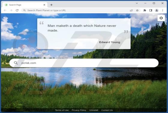 Plant Planet Browser Hijacker