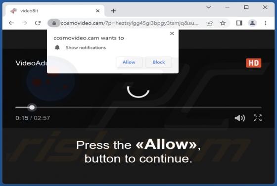 Cosmovideo.cam Ads