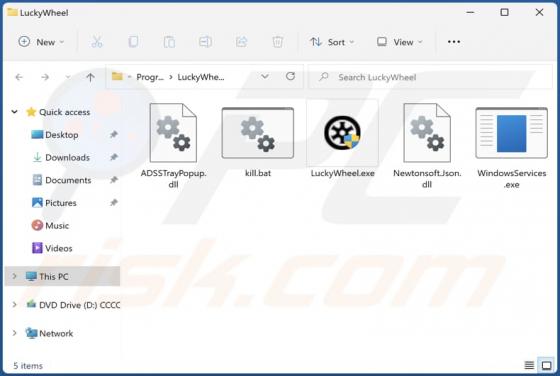 LuckyWheel Adware