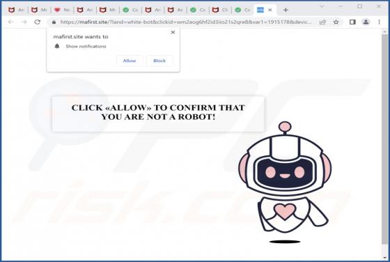 Mafirst.site Ads