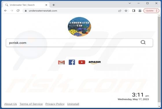 Underwaternewtab.com Redirect