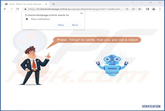 Checkrobotpage.online Ads