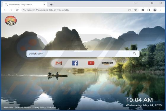 Mountains Tab Browser Hijacker