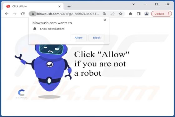 Blowpush.com Ads