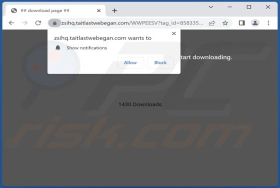 Taitlastwebegan.com Ads