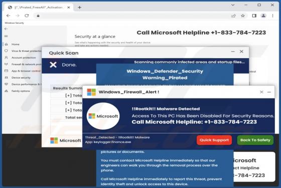 !!Rootkit!! Malware Detected POP-UP Scam