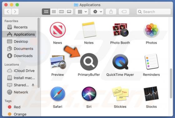 PrimaryBuffer Adware (Mac)