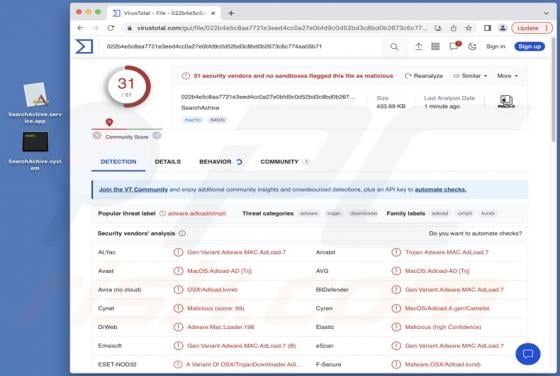 SearchAchive Adware (Mac)