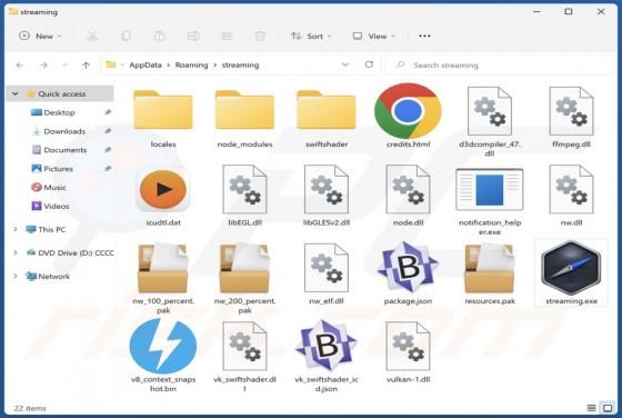 Streaming Adware