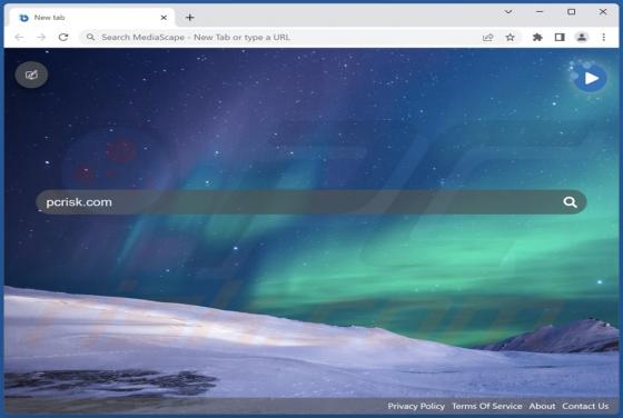MediaScape - New Tab Browser Hijacker