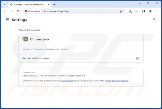 Chromstera Unwanted Application