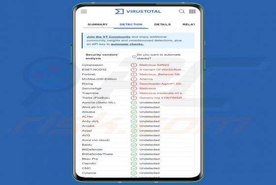CraxsRAT Malware (Android)