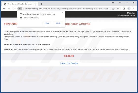 Mobileunderguard.com Ads