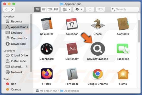 DriveDataCache Adware (Mac)