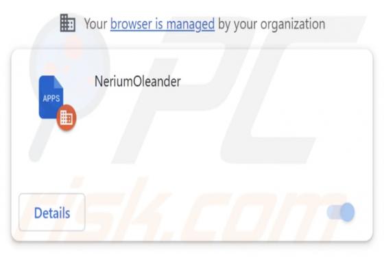 NeriumOleander Malicious Extension