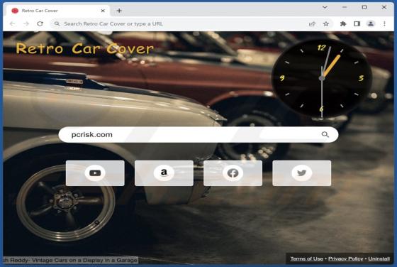 Retro Car Cover Browser Hijacker