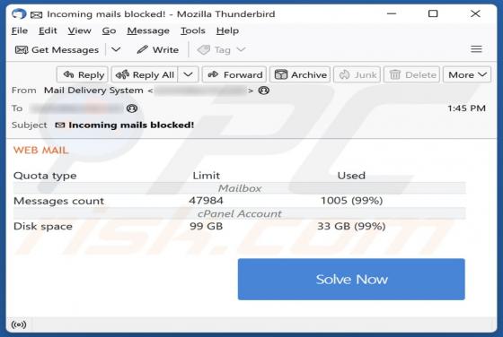 Web Mail Scam