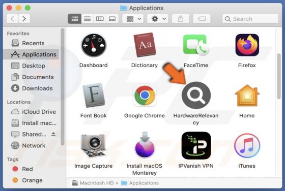 HardwareRelevancy Adware (Mac)