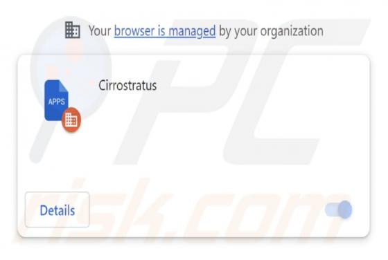 Cirrostratus Malicious Extension