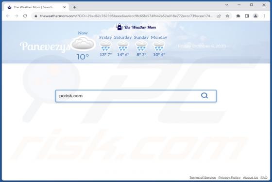 The Weather Mom Browser Hijacker