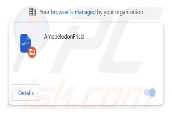AmebelodonFricki Malicious Extension