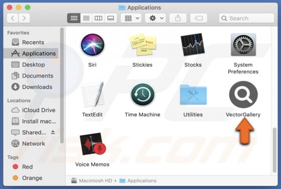VectorGallery Adware (Mac)