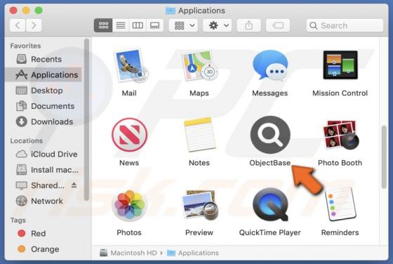 ObjectBase Adware (Mac)