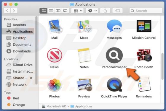 PersonalProsper Adware (Mac)