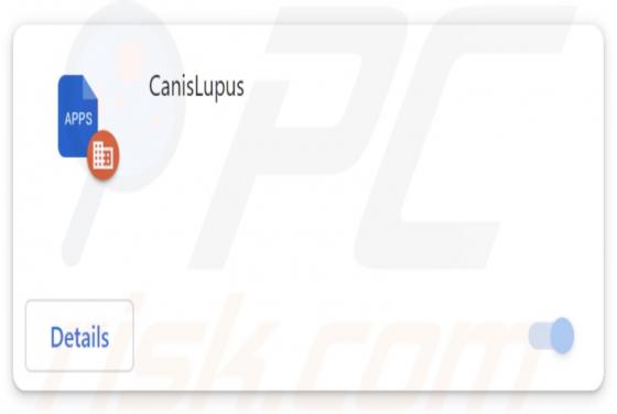 CanisLupus Malicious Extension