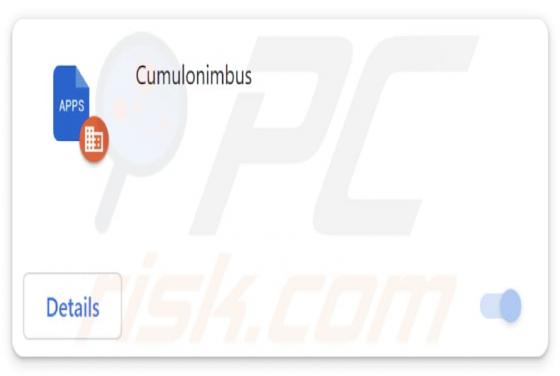 Cumulonimbus Malicious Extension