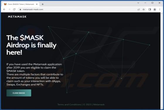MASK Token Airdrop Scam